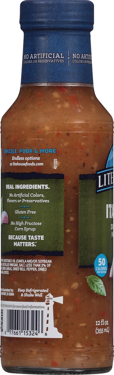 slide 2 of 7, Litehouse Italian Dressing & Marinade 12 fl oz, 12 fl oz