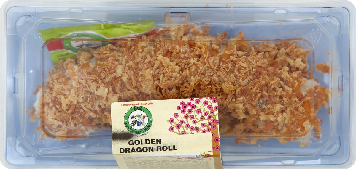slide 4 of 5, ACE Sushi Golden Dragon Roll, 7.1 oz