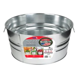 Behrens Galvanized Steel Round Tub