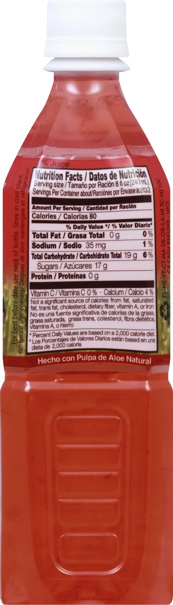 slide 2 of 12, El Mexicano Aloe Vera Drink 16.9 oz, 16.9 fl oz