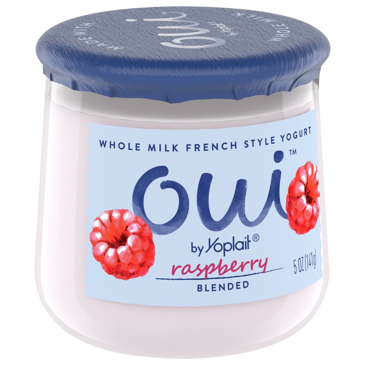 slide 4 of 9, Oui by Yoplait French Style Raspberry Whole Milk Yogurt, 5 OZ Jar, 5 oz