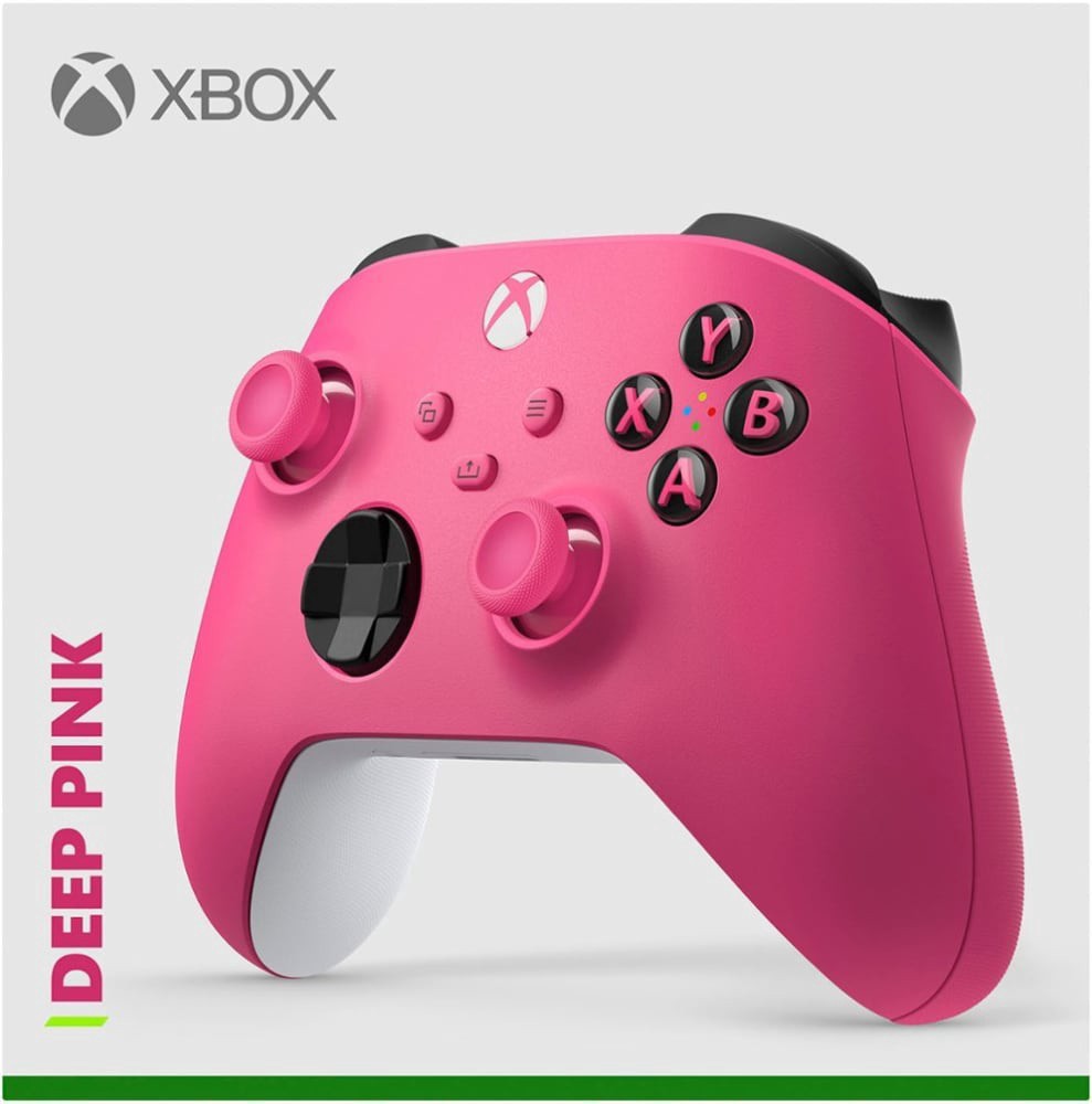 slide 1 of 1, Xbox Deep Pink Wireless Controller, 1 ct