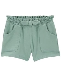 Oshkosh Baby French Terry Pull-On Shorts Green 24M