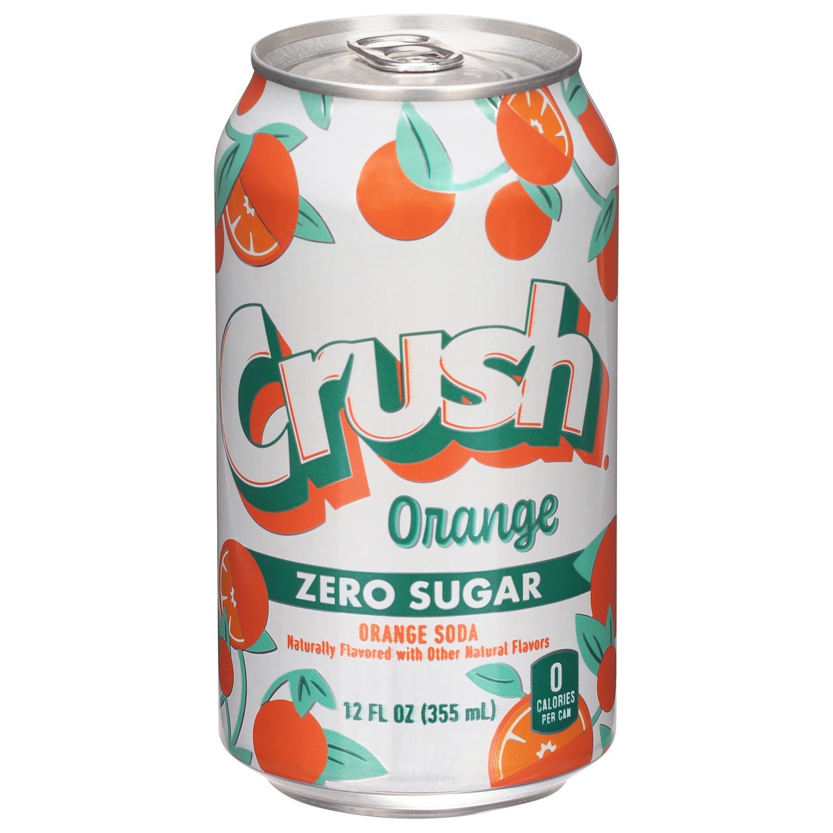 slide 3 of 4, Crush Zero Sugar Orange Soda 12 fl oz, 12 oz