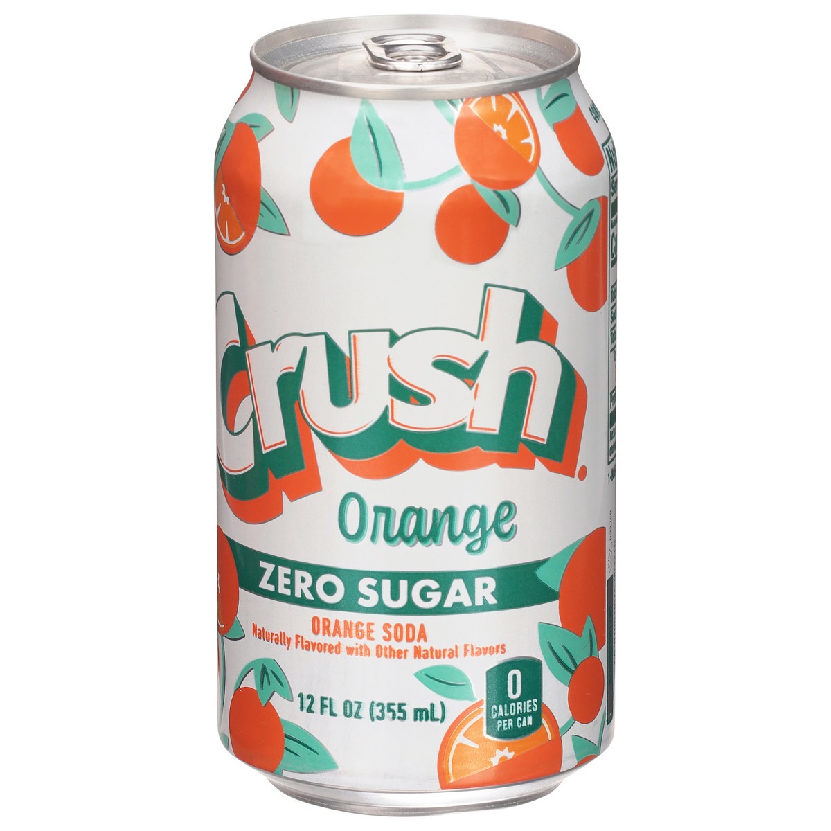 slide 4 of 4, Crush Zero Sugar Orange Soda 12 fl oz, 12 oz