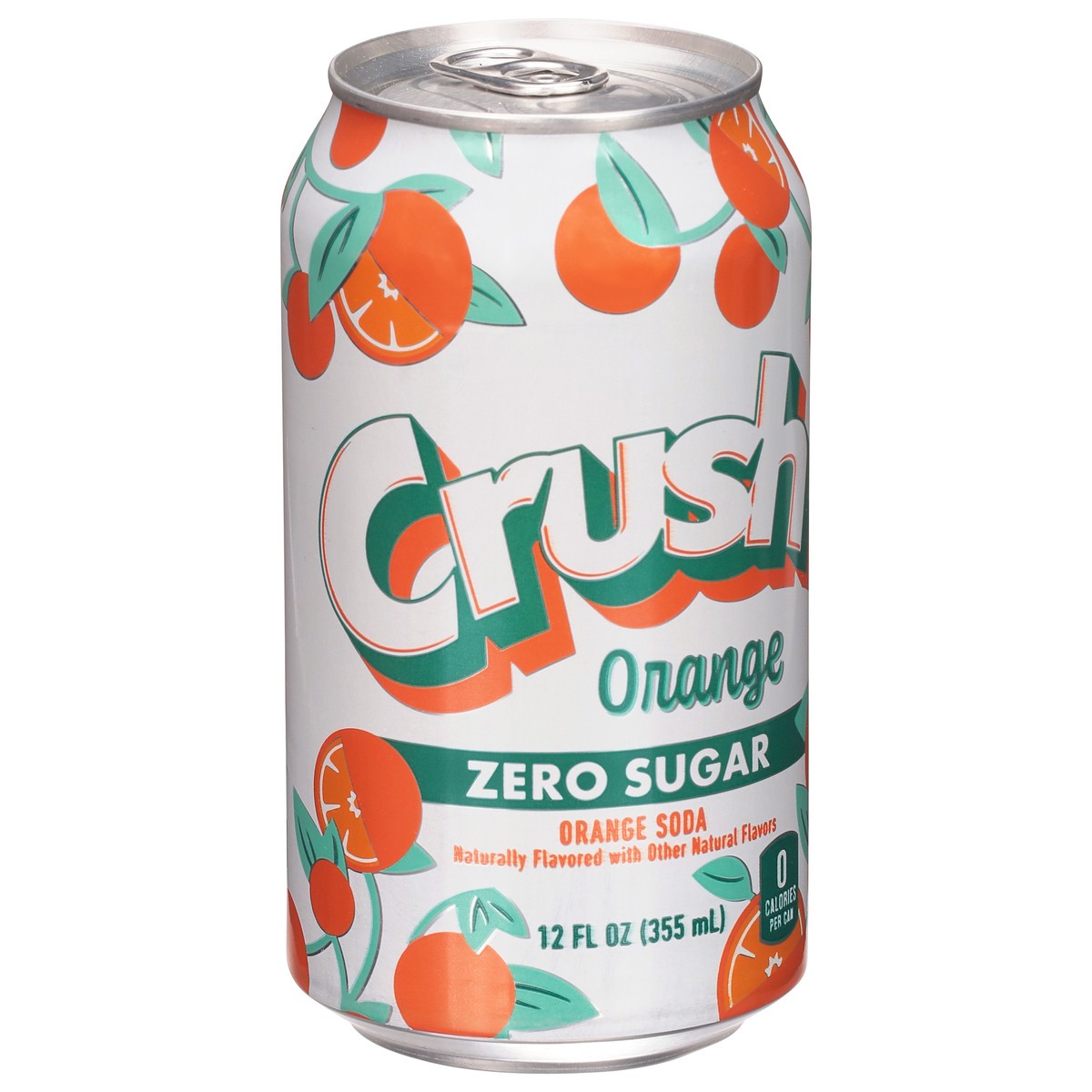 slide 2 of 4, Crush Zero Sugar Orange Soda 12 fl oz, 12 oz