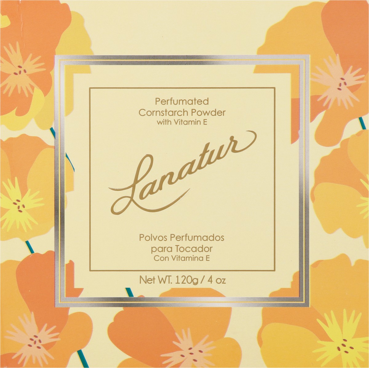 slide 6 of 9, Lanatur Perfumated Cornstarch Powder with Vitamin E 4 oz, 4 oz