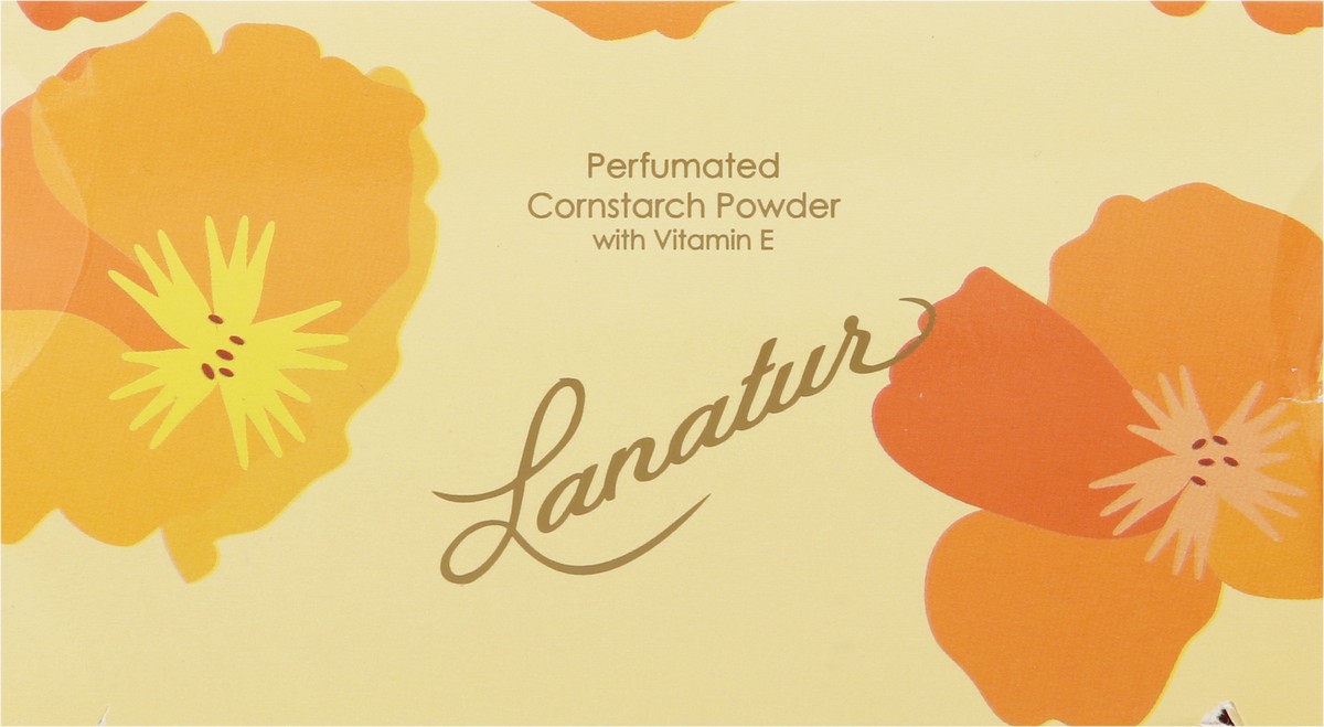 slide 9 of 9, Lanatur Perfumated Cornstarch Powder with Vitamin E 4 oz, 4 oz