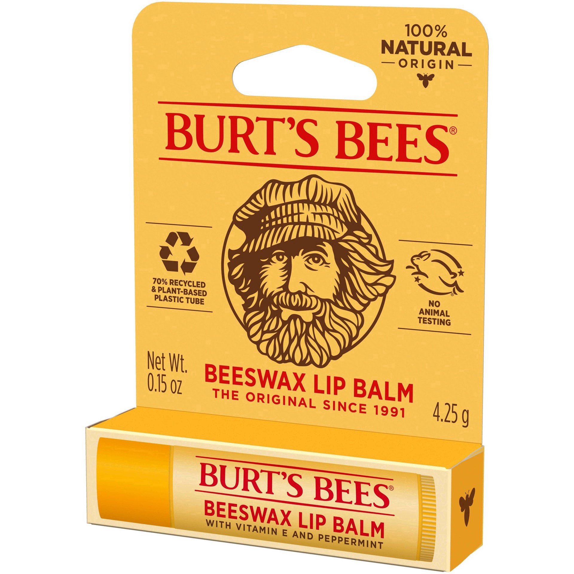 slide 60 of 212, Burt's Bees Beeswax Lip Balm 0.15 oz, 0.15 oz