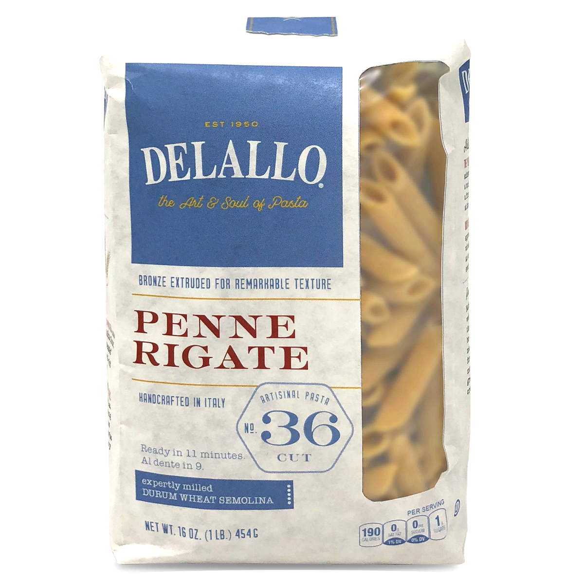 slide 1 of 1, DeLallo Penne Rigate No. 36, 1 lb