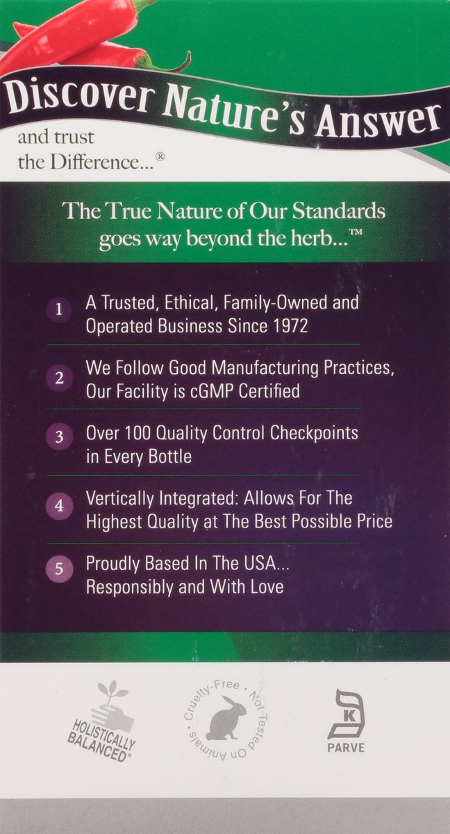 slide 7 of 9, Nature's Answer Cayenne Pepper Fruit 90VCap, 90 ct