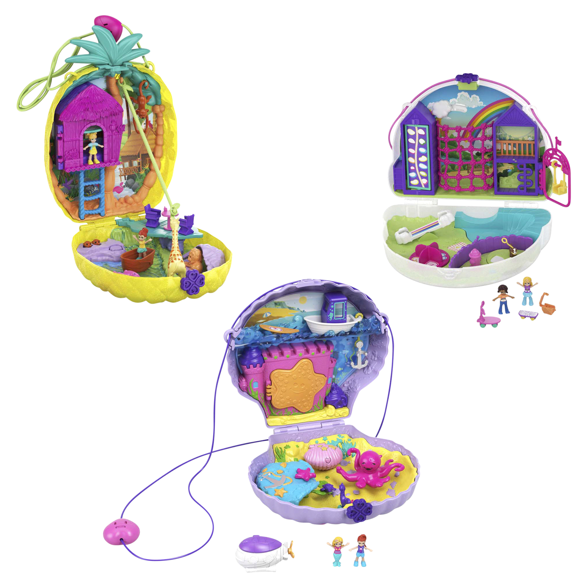 slide 1 of 25, Polly Pocket Purse Compact Assortment, 1 ct