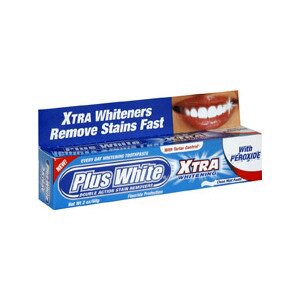 slide 1 of 6, Plus White Every Day Whitening Toothpaste with Tartar Control, Clean Mint Paste, 2 oz