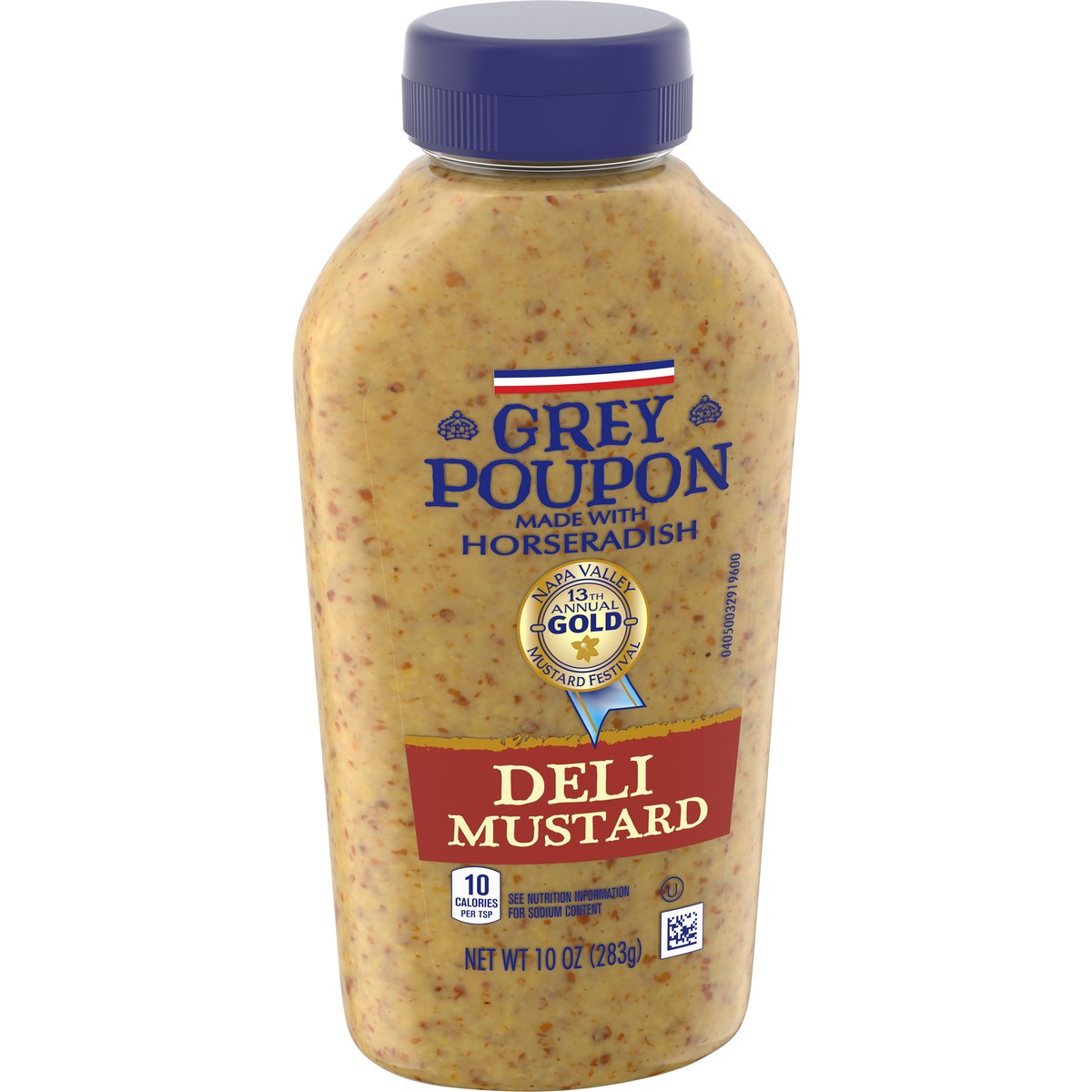 slide 6 of 14, Grey Poupon Deli Dijon Mustard with Horseradish, 10 oz. Bottle, 10 oz