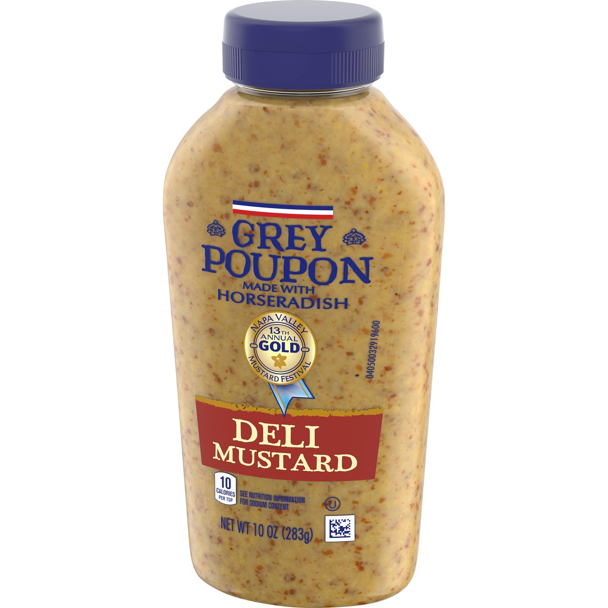 slide 10 of 14, Grey Poupon Deli Dijon Mustard with Horseradish, 10 oz. Bottle, 10 oz