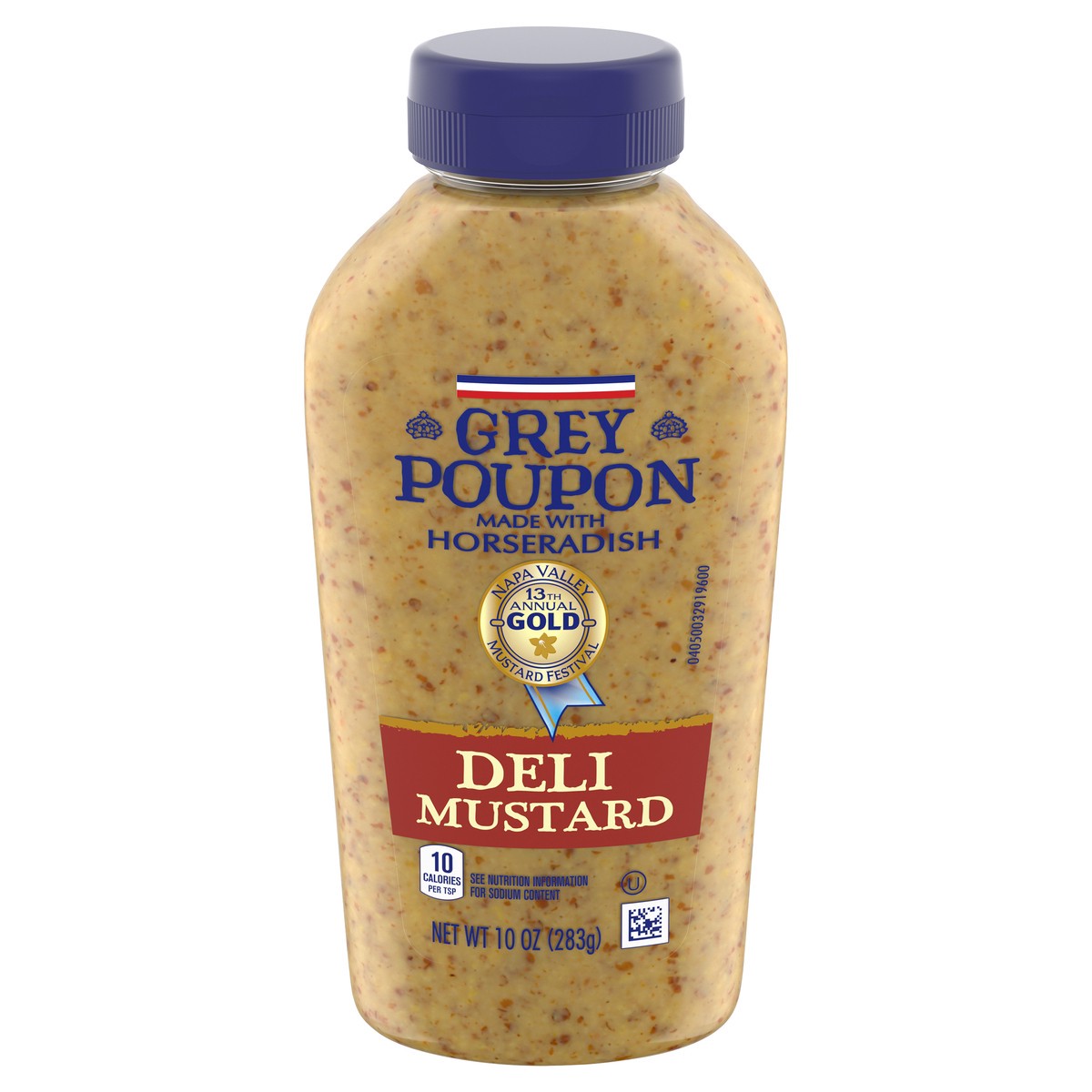 slide 3 of 14, Grey Poupon Deli Dijon Mustard with Horseradish, 10 oz. Bottle, 10 oz