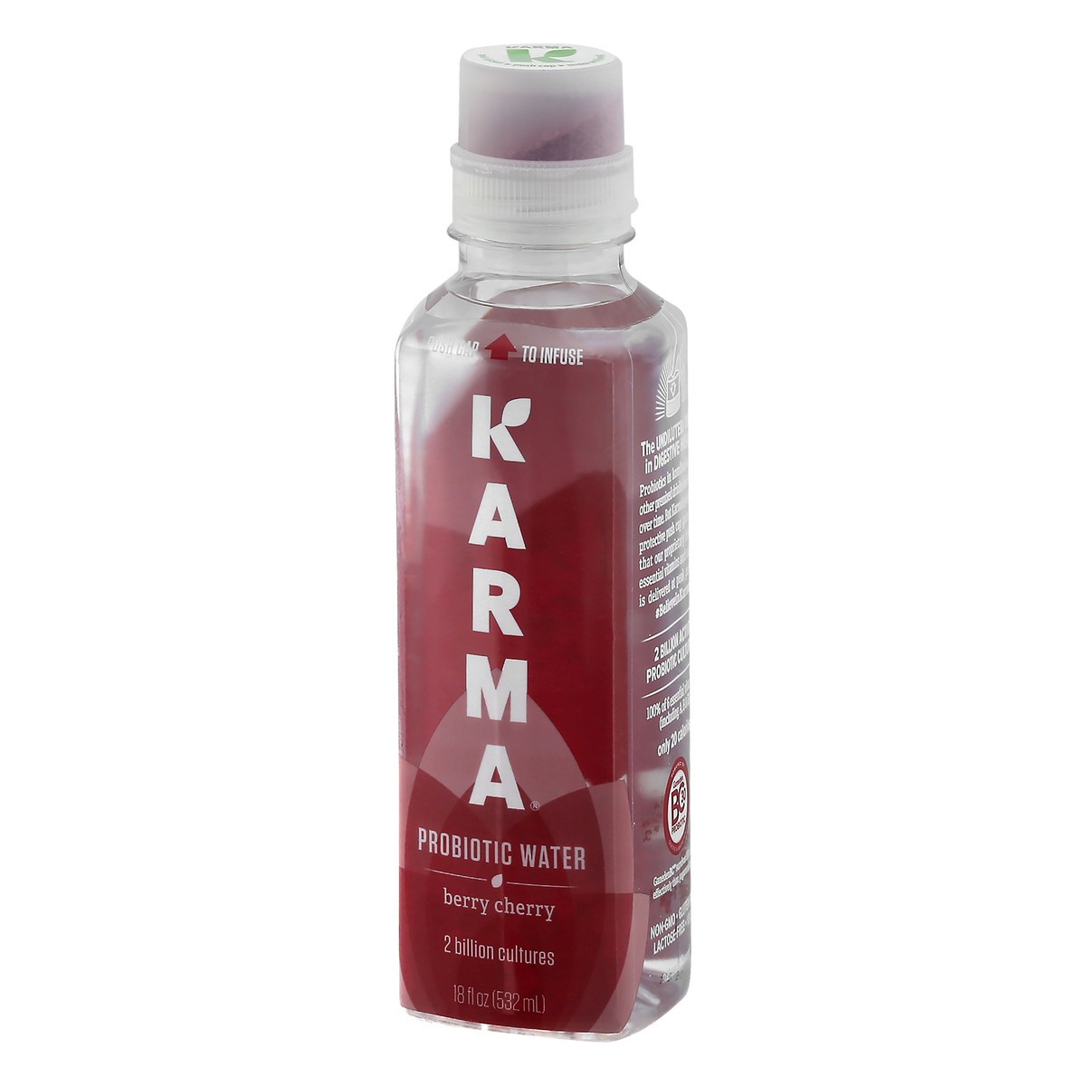 slide 12 of 13, Karma Berry Cherry Probiotic Water - 18 fl oz, 18 fl oz