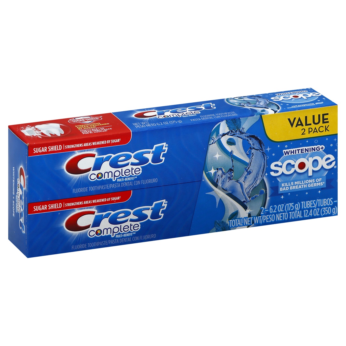 slide 1 of 1, Crest Toothpaste 2 ea, 2 ct