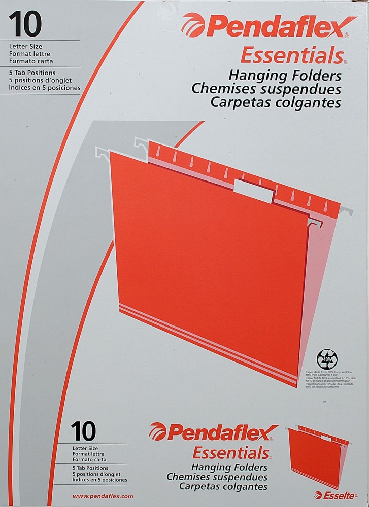 slide 1 of 1, Pendaflex Essentials Hanging Folders, 1 ct