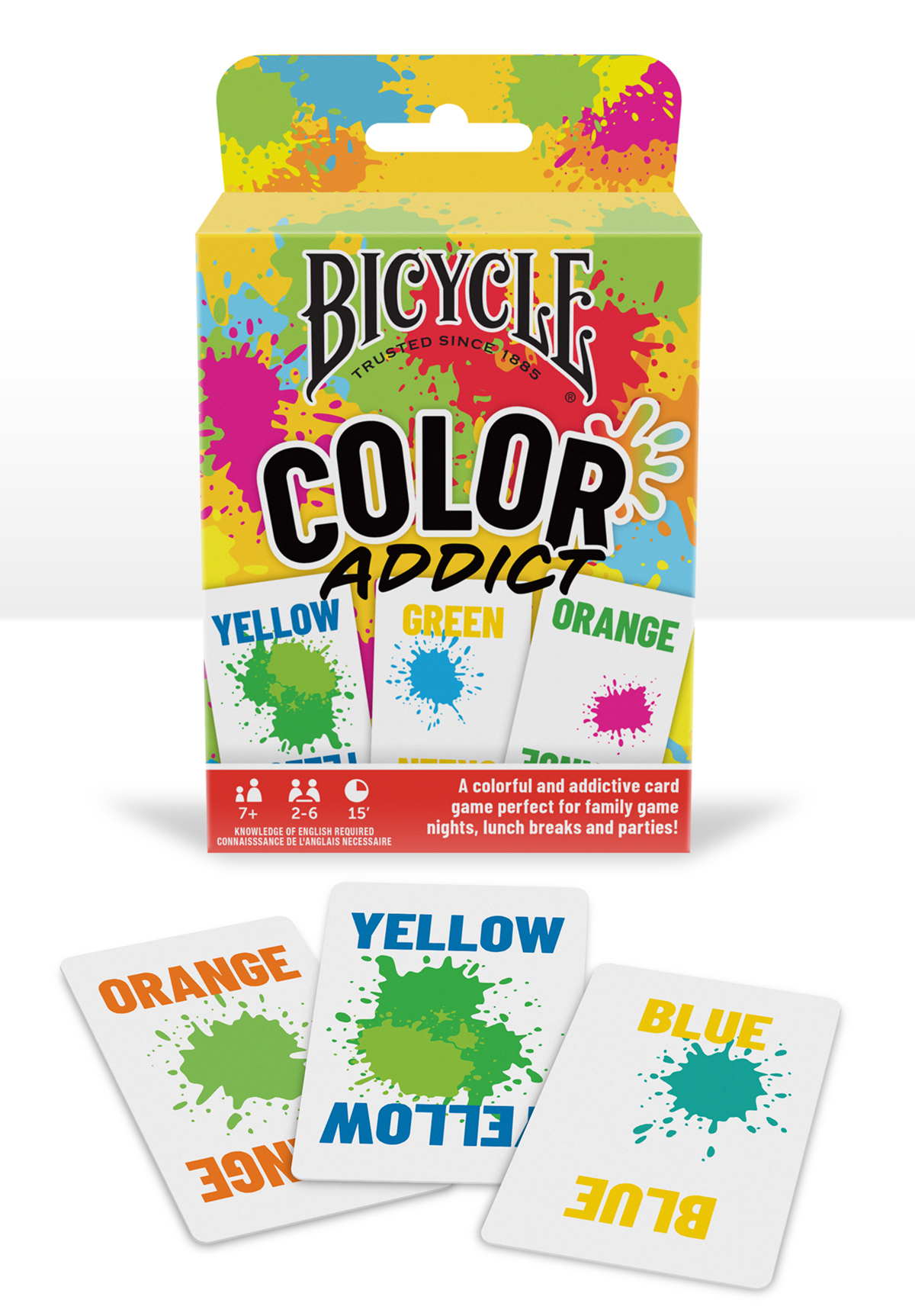 slide 1 of 1, Bicycle Color Addict Card Game, 1 ct