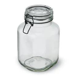 Kamenstein Preserve Clamp Jar Black 67.6oz