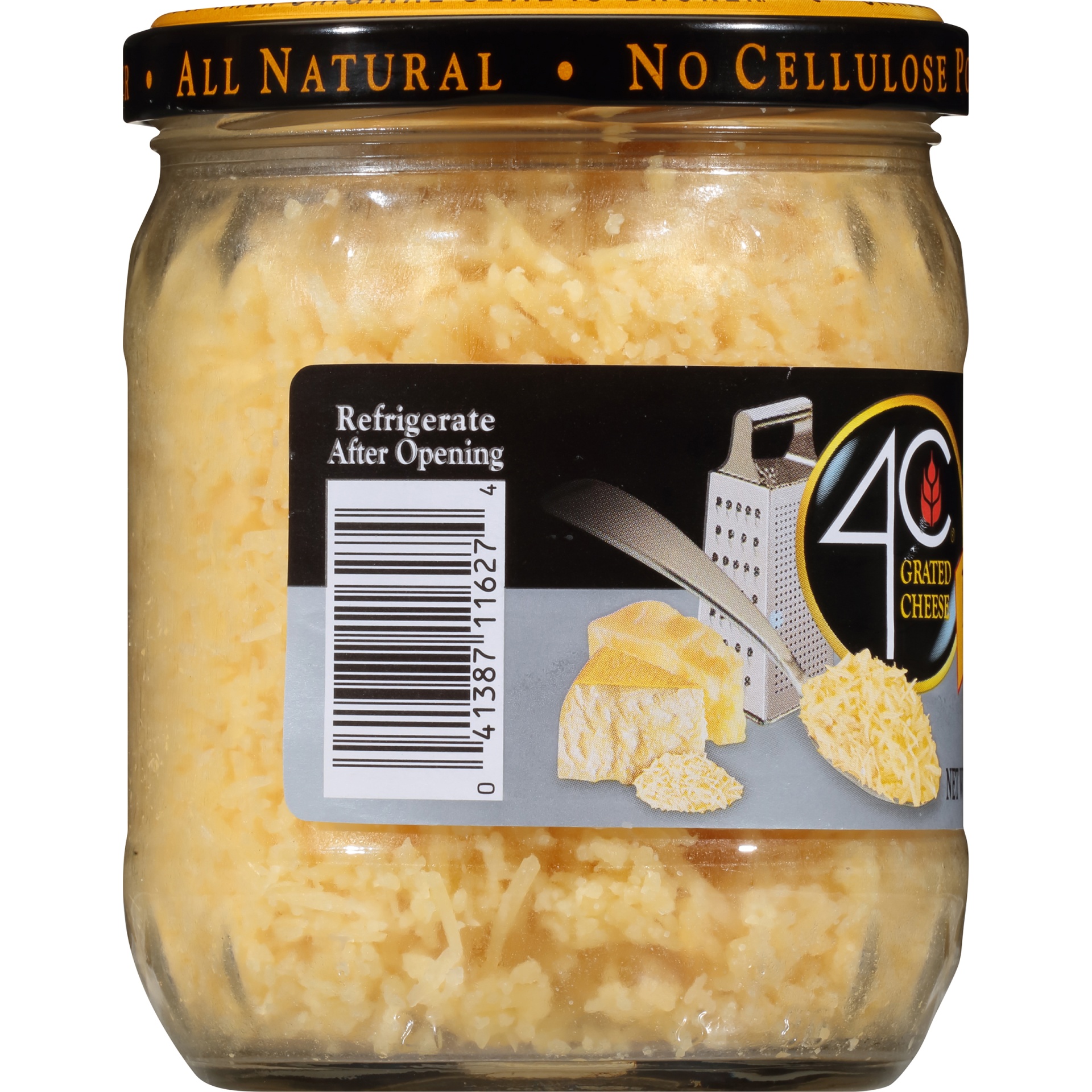 slide 2 of 6, 4C HomeStyle All Natural Parmesan-Romano Grated Cheese, 6 oz