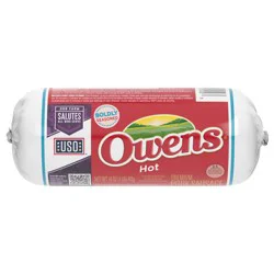 Owens Hot Pork Sausage 16 oz