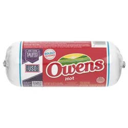 Owens Hot Pork Sausage 16 oz