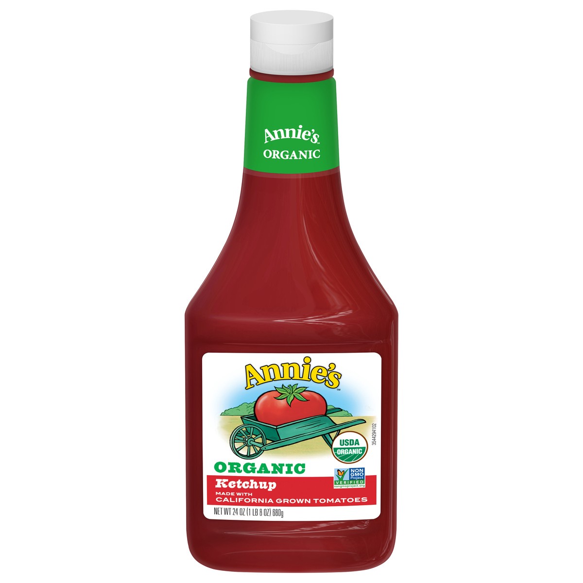 slide 1 of 9, Annie's Organic Ketchup, Gluten Free & USDA Certified Organic, 24 oz., 24 oz