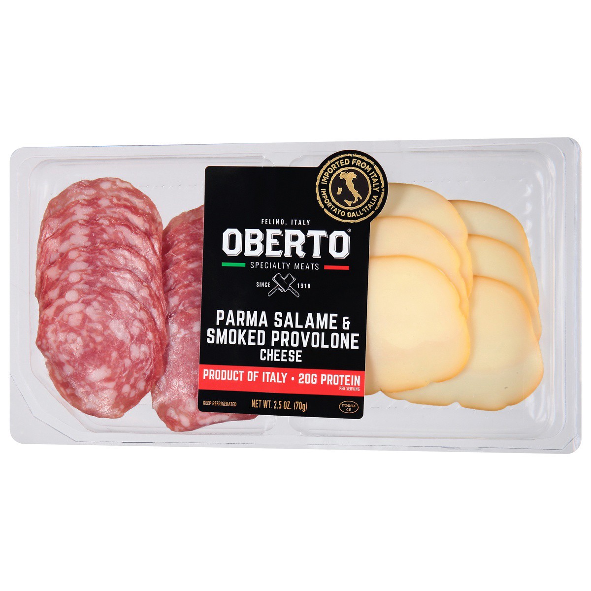slide 3 of 9, Oberto Parma Salame & Smoked Provolone Cheese 2.5 oz, 2.5 oz