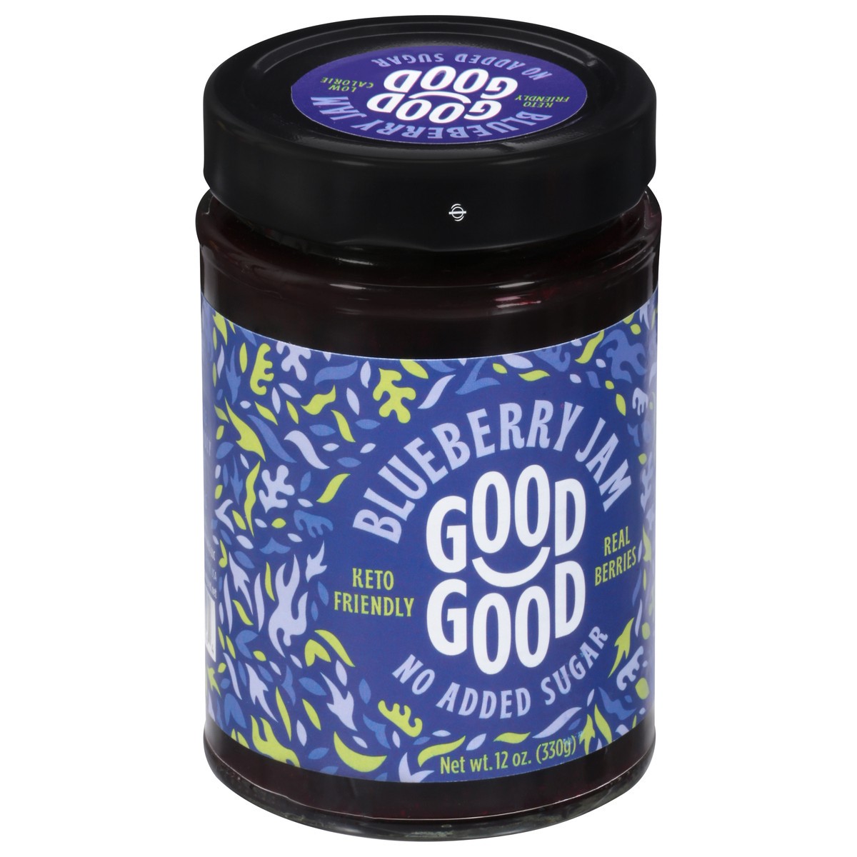 slide 10 of 14, Good Good Sweet Blueberry Jam, 12 oz