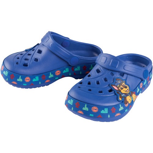 slide 1 of 1, Paw Patrol The Movie™ children's clogs, blue, 1 pair