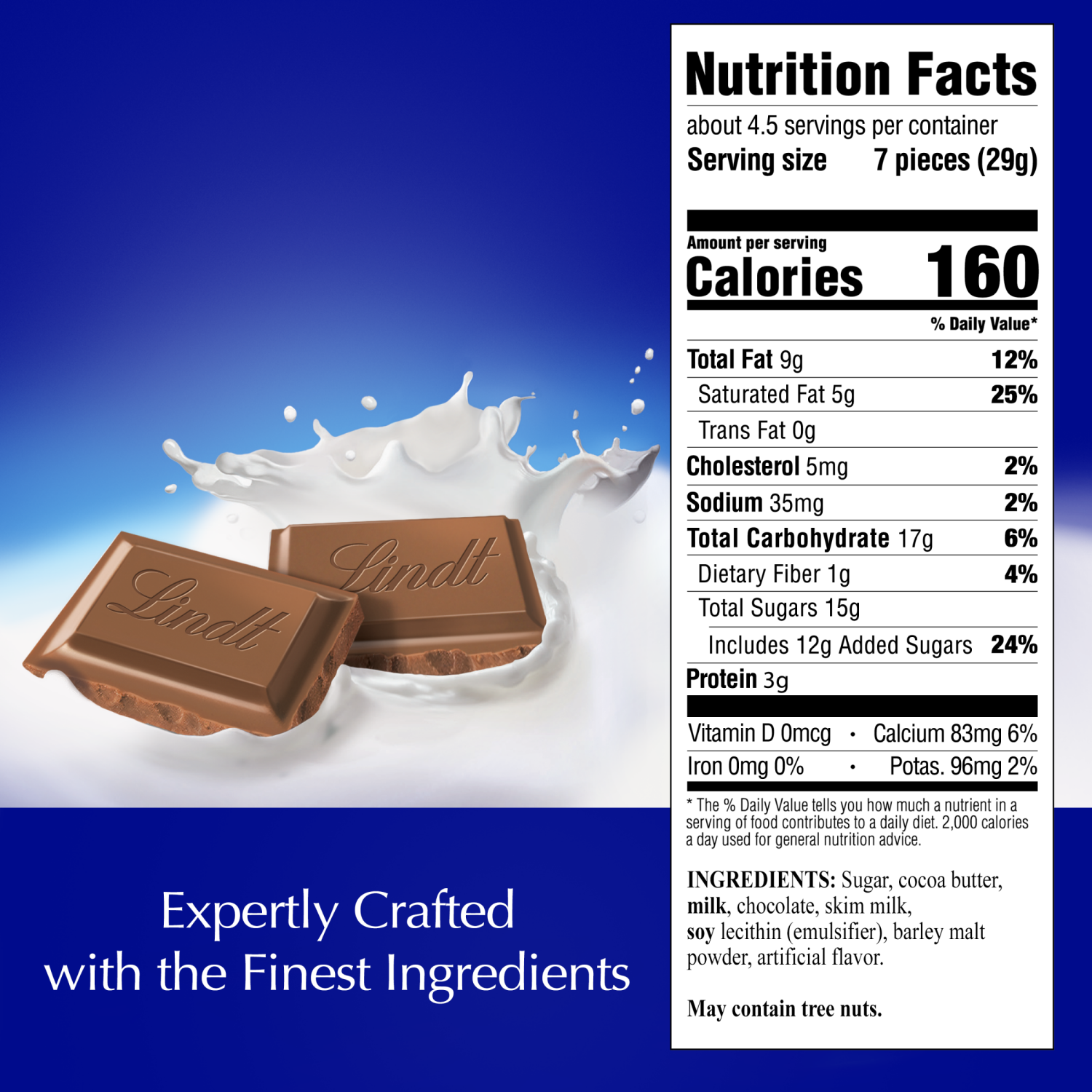 slide 2 of 5, Lindt Classic Recipe Milk Chocolate 4.4 oz, 4.4 oz