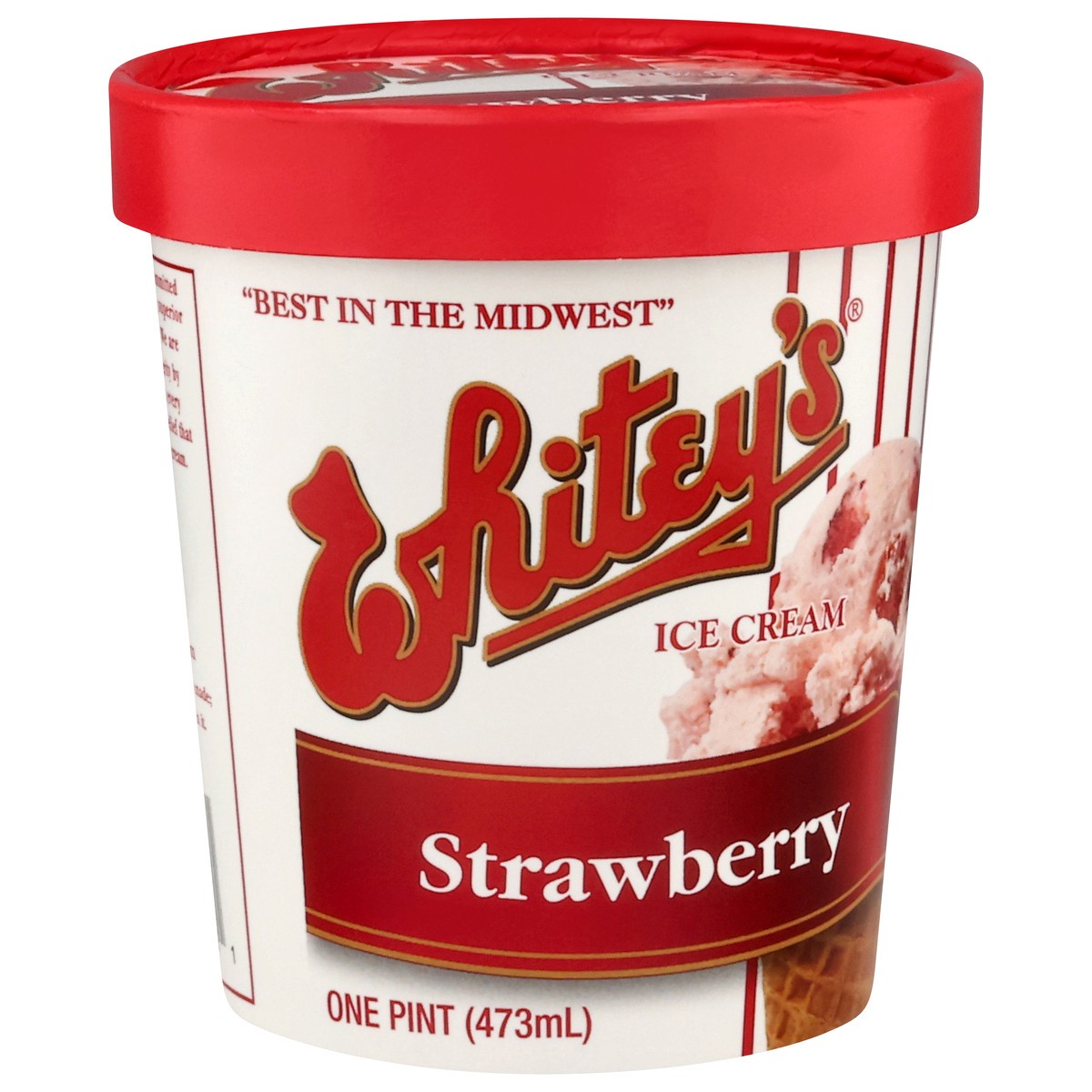 slide 13 of 14, Whitey's Ice Cream Strawberry, 1 pint