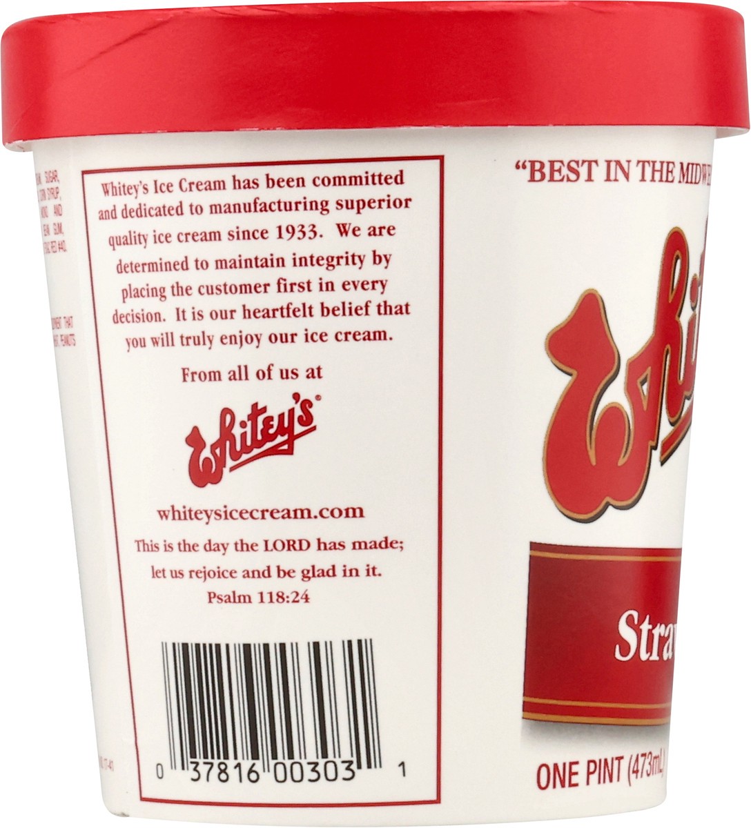 slide 12 of 14, Whitey's Ice Cream Strawberry, 1 pint