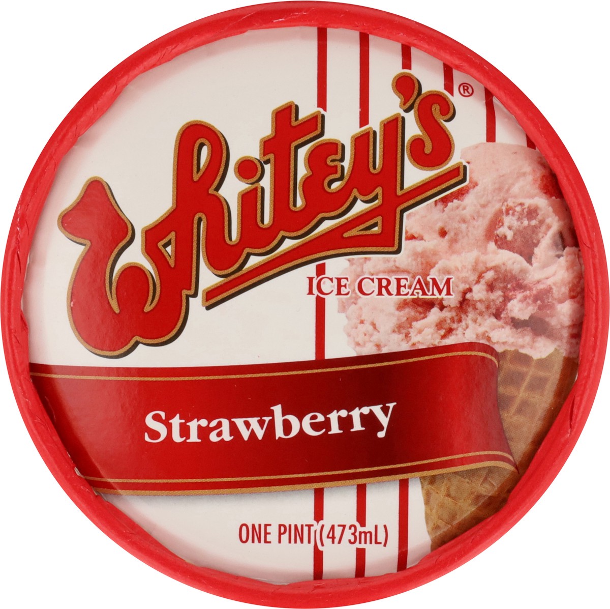 slide 3 of 14, Whitey's Ice Cream Strawberry, 1 pint