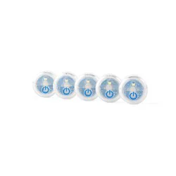 LUXPRO 5-Pack 1.5-in Battery Operated Indoor/Outdoor Bright White LED Puck Light