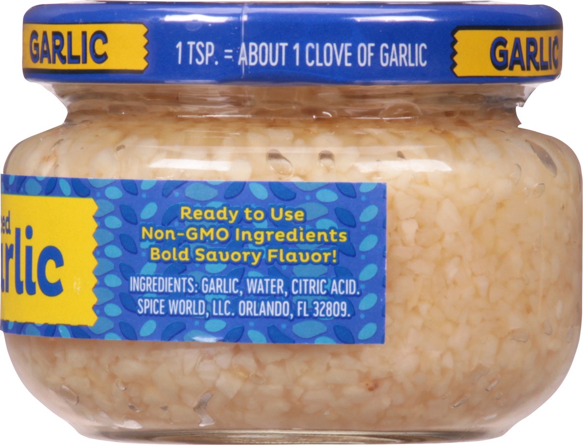 slide 5 of 13, Spice World Minced Garlic 4.5 oz, 4.5 oz