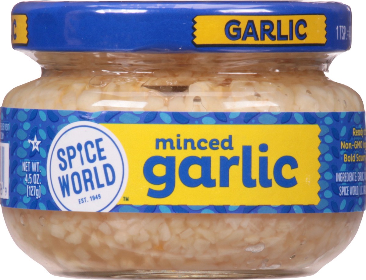 slide 13 of 13, Spice World Minced Garlic 4.5 oz, 4.5 oz