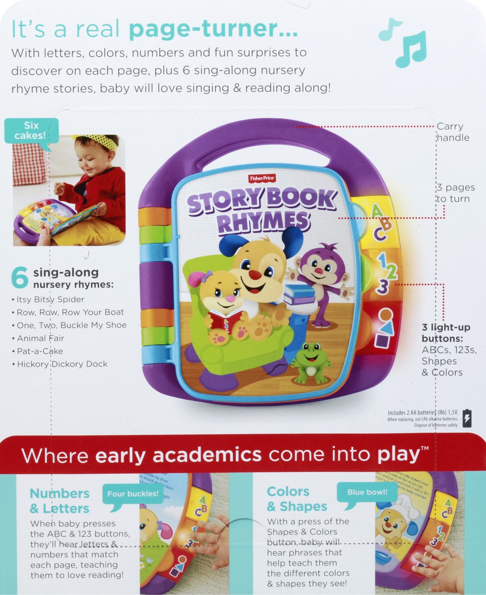 slide 5 of 9, Fisher-Price Laugh & Learn Storybook Rhymes, 1 ct