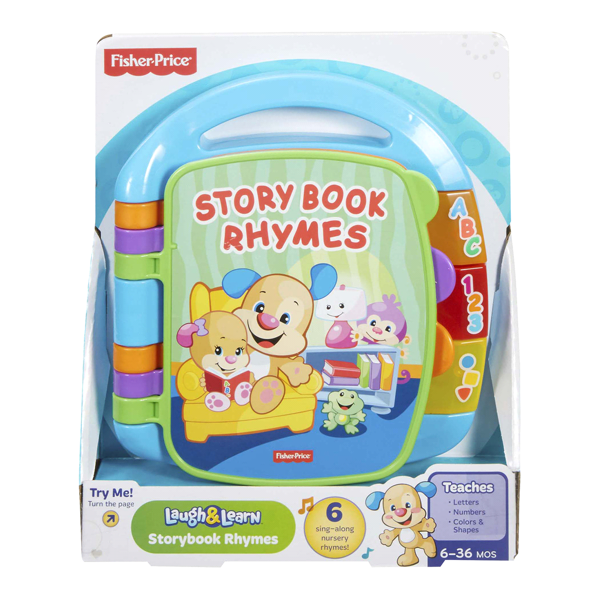 slide 1 of 21, Fisher-Price Laugh And Learn Storybook Rhymes Book, 1 ct