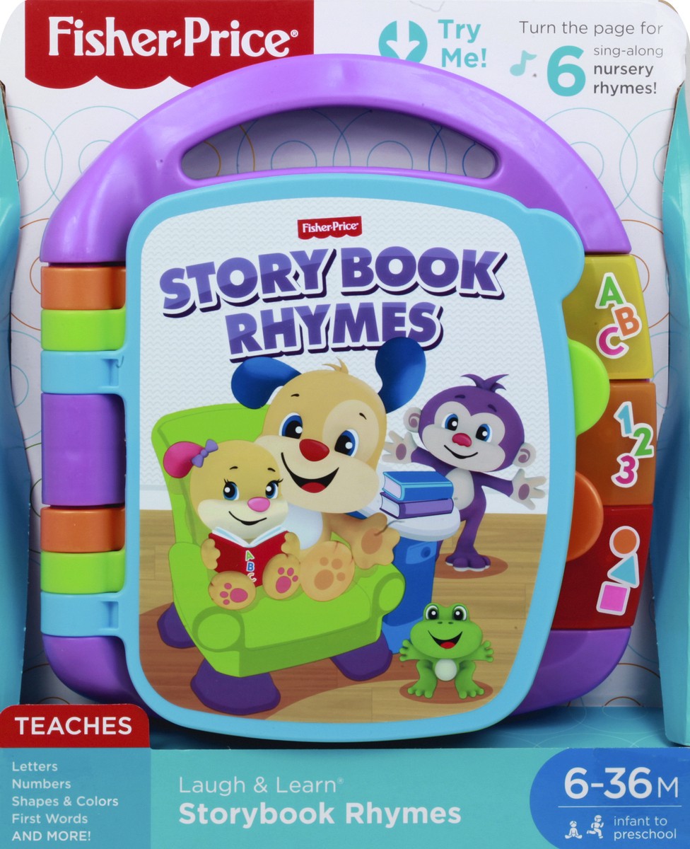 slide 6 of 9, Fisher-Price Laugh & Learn Storybook Rhymes, 1 ct