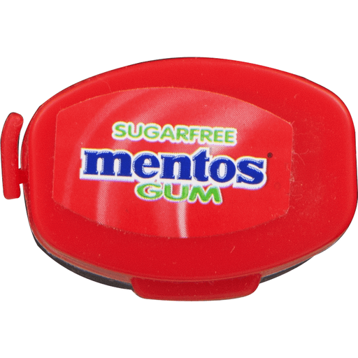 slide 8 of 9, Mentos Sugarfree Gum Red Fruit Lime, 15 ct