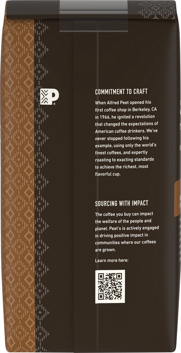 slide 2 of 9, Peet's Coffee Decaf Dark Roast Ground House Blend Coffee - 18 oz, 18 oz