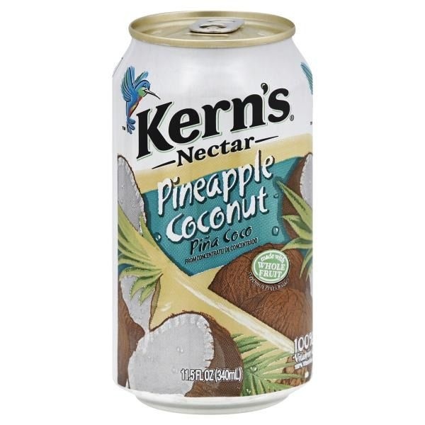 slide 1 of 1, Kern's Pineapple Coconut Nectar, 11.5 fl oz