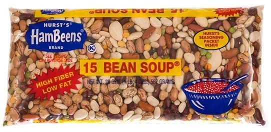 slide 1 of 1, Hurst's 15 Bean Soup, 20 oz