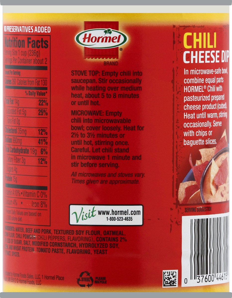 slide 2 of 7, Hormel Chili 19 oz, 19 oz