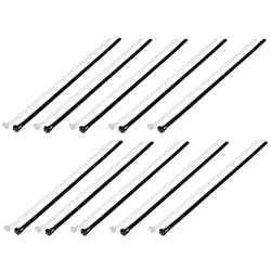 Dorman 12 In. Reusable Black and White Wire Ties