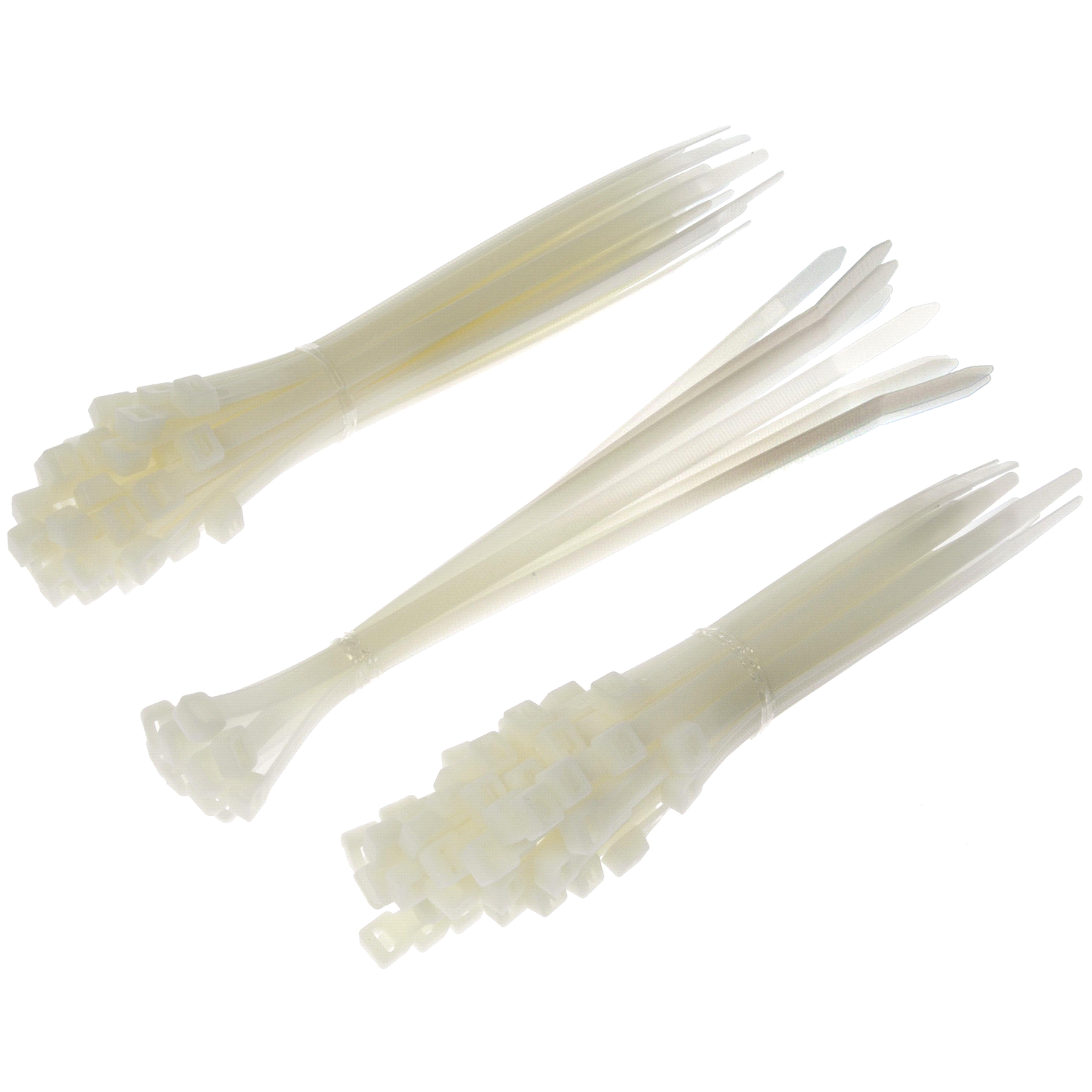 slide 1 of 1, Dorman 6, 8, 10 In. Heavy Duty White Wire Ties, 100 pc