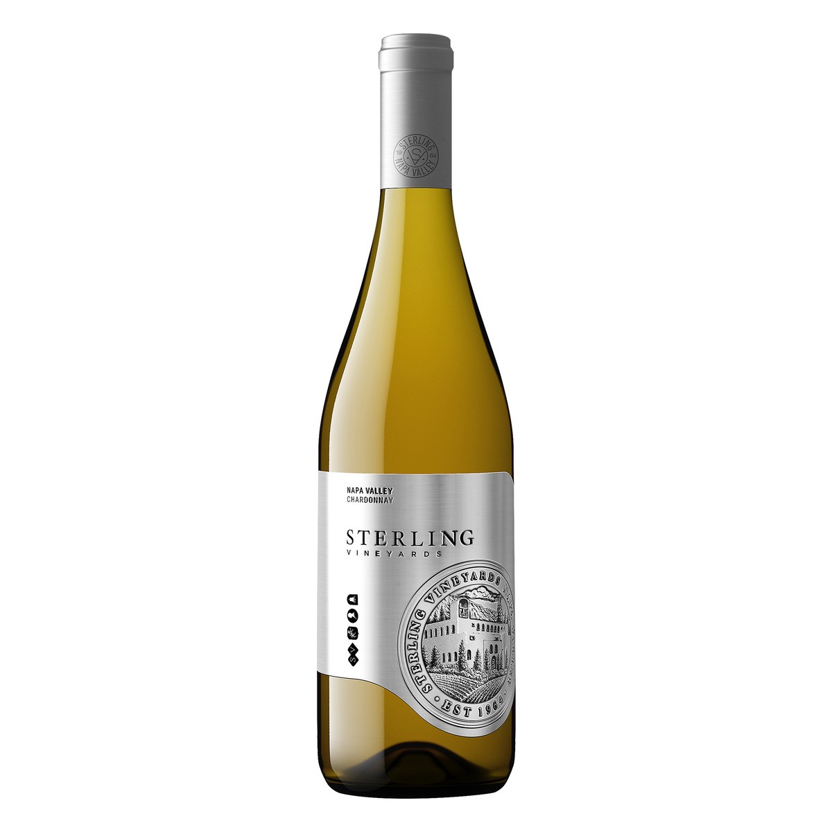 slide 4 of 5, Sterling Vineyards Sterling Chardonnay, 750 ml